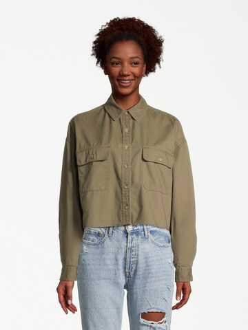 Camicia da donna di AÉROPOSTALE in verde: frontale