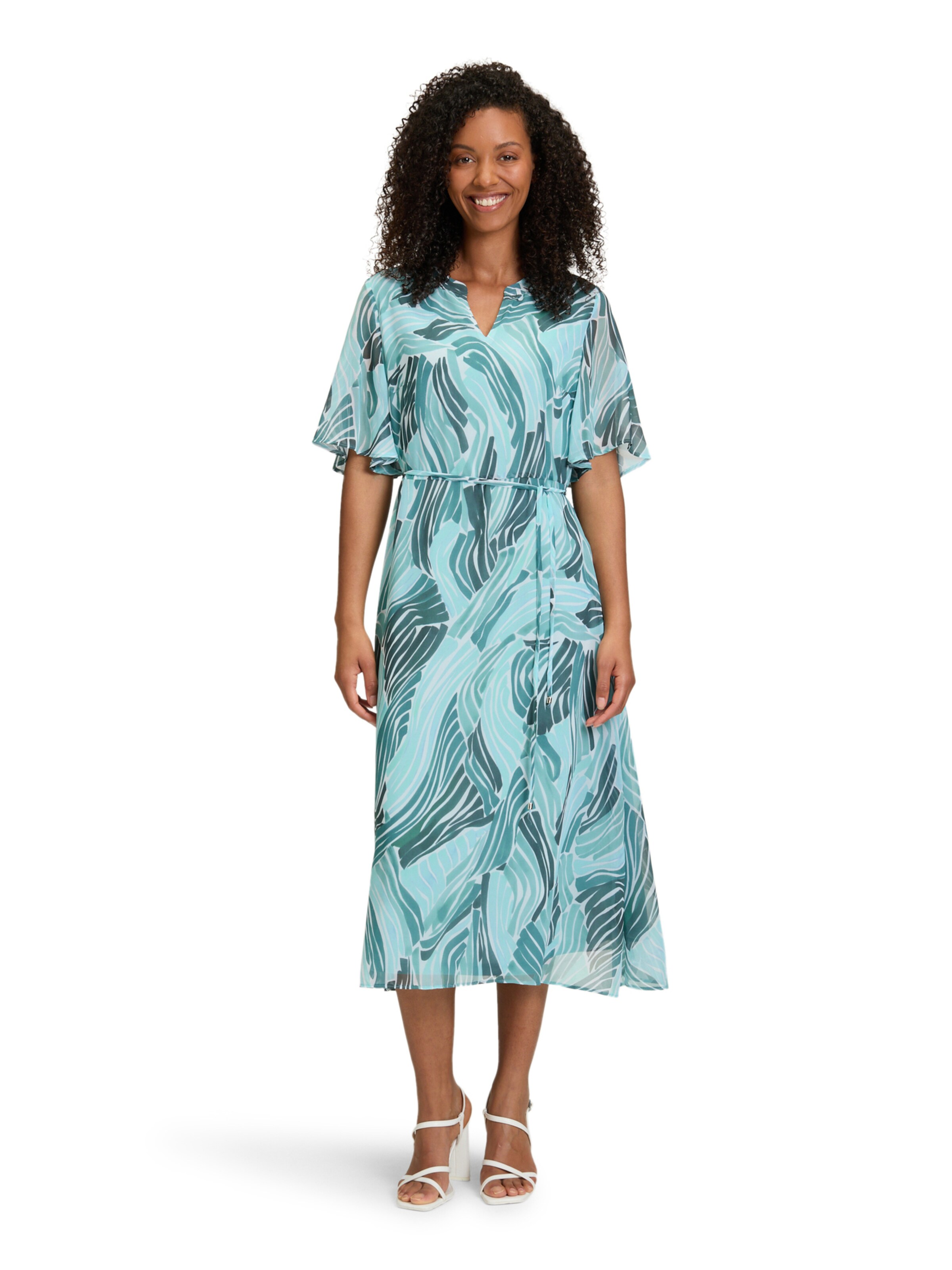 Betty & Co Jurk in Blauw: voorkant