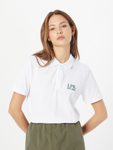 T-shirt Les Petits Basics en blanc : devant