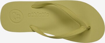 Ethletic T-Bar Sandals 'Flip' in Yellow