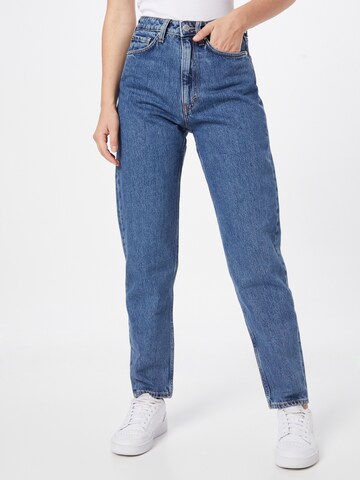 Tapered Jeans 'Lash' de la WEEKDAY pe albastru: față