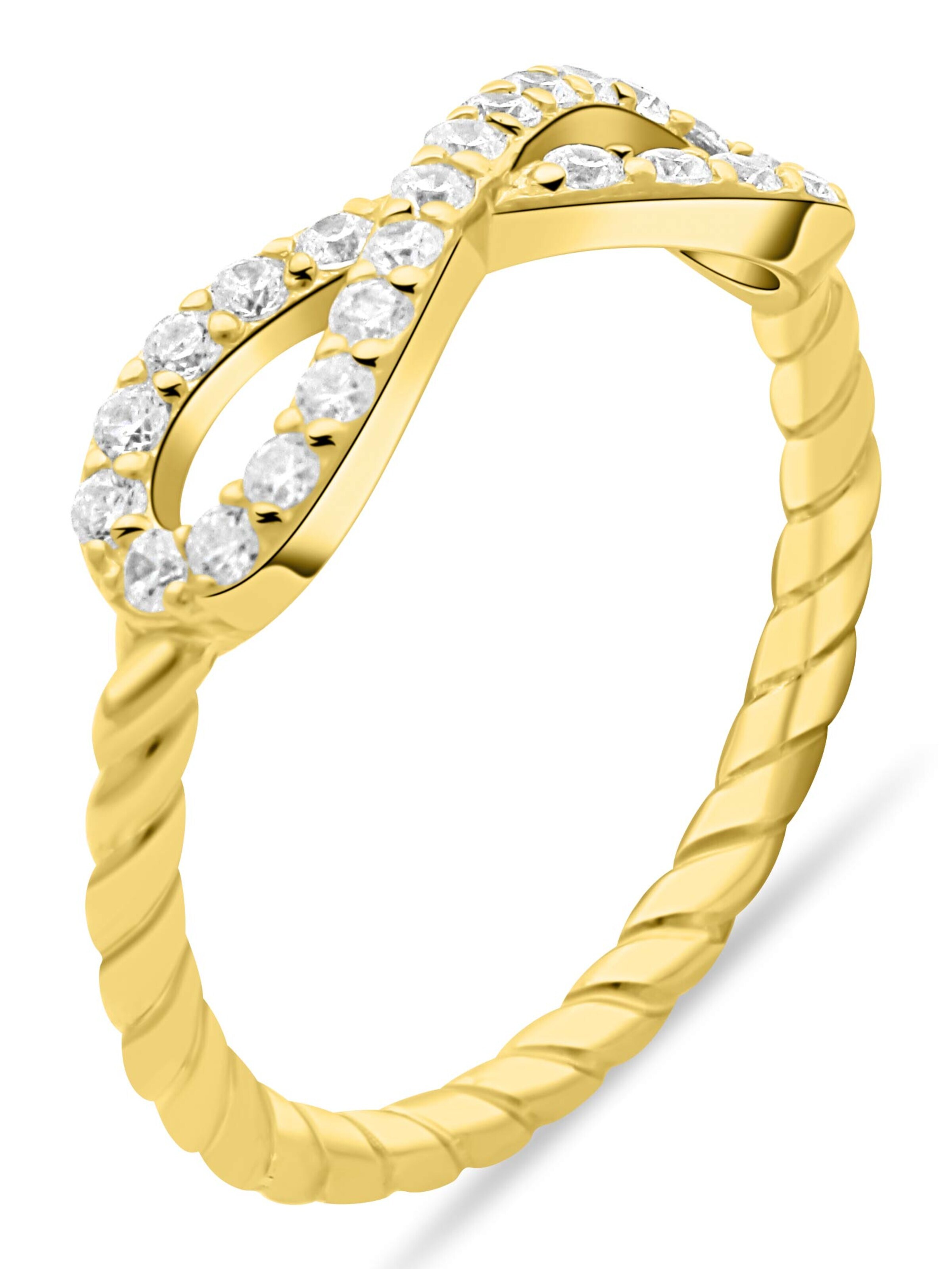Tony Fein Ring 'Schleife' in Yellow