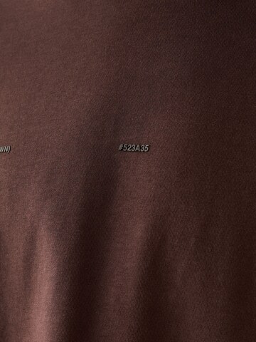 T-Shirt Bershka en marron