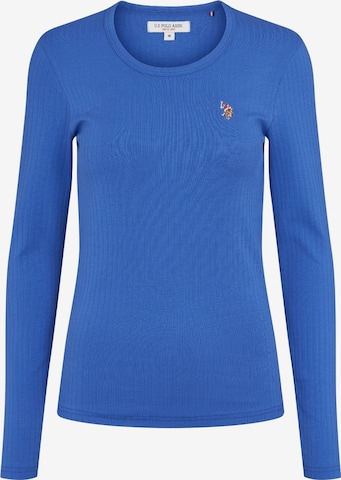 U.S. POLO ASSN. Top in Blauw: voorkant