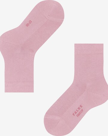 FALKE Socks 'Family' in Pink: front
