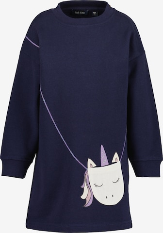 BLUE SEVEN Mekko värissä sininen: etupuoli