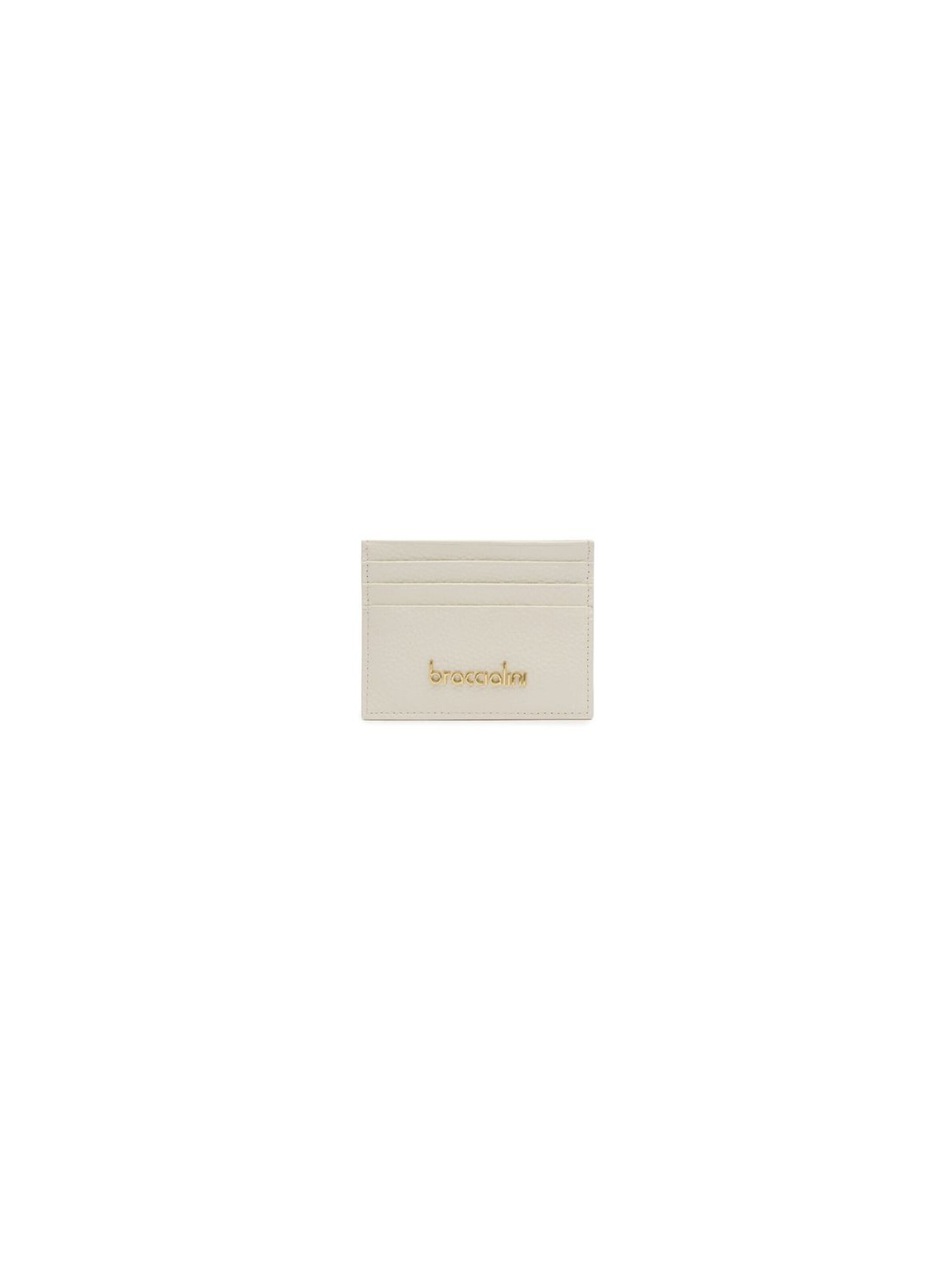 Braccialini - Cartera 'Basic' en blanco: frente