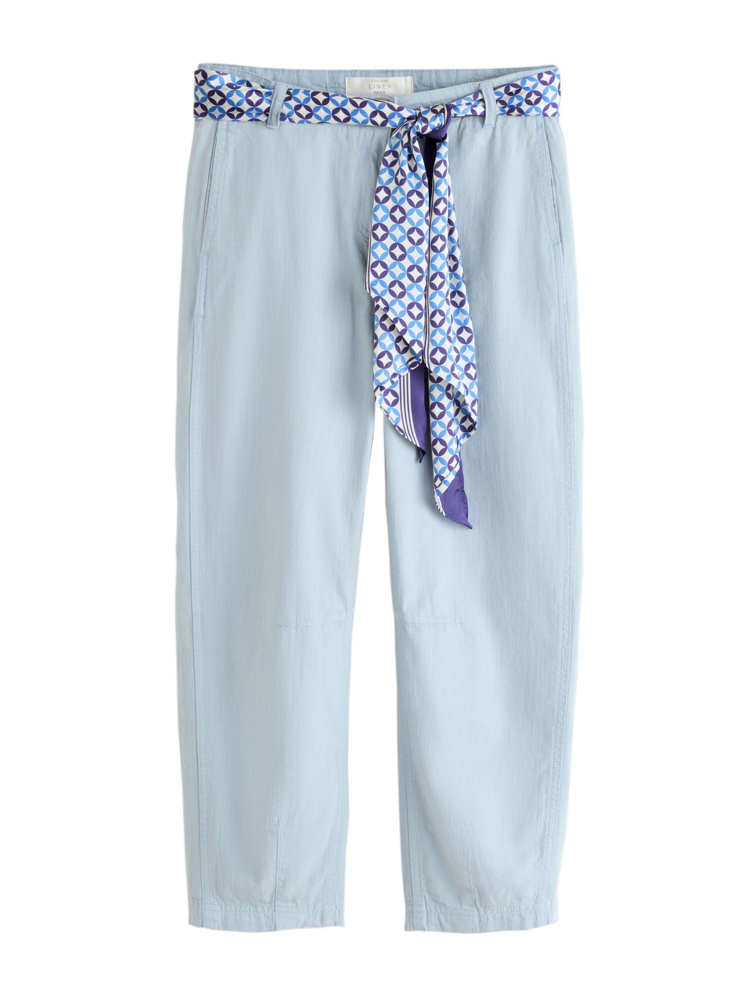 Barrel Pantalon Next en bleu : devant