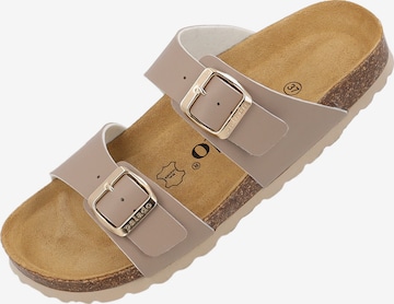 Palado - Zapatos abiertos 'Palado Samos Matt' en beige: frente