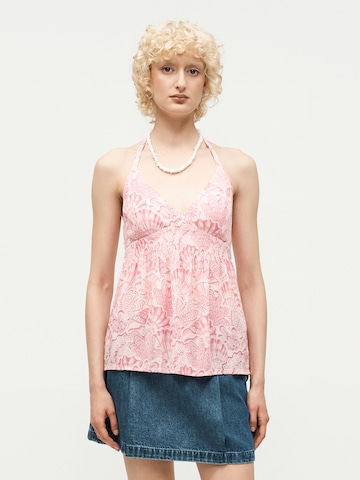 HOLLISTER Топ в розово: отпред