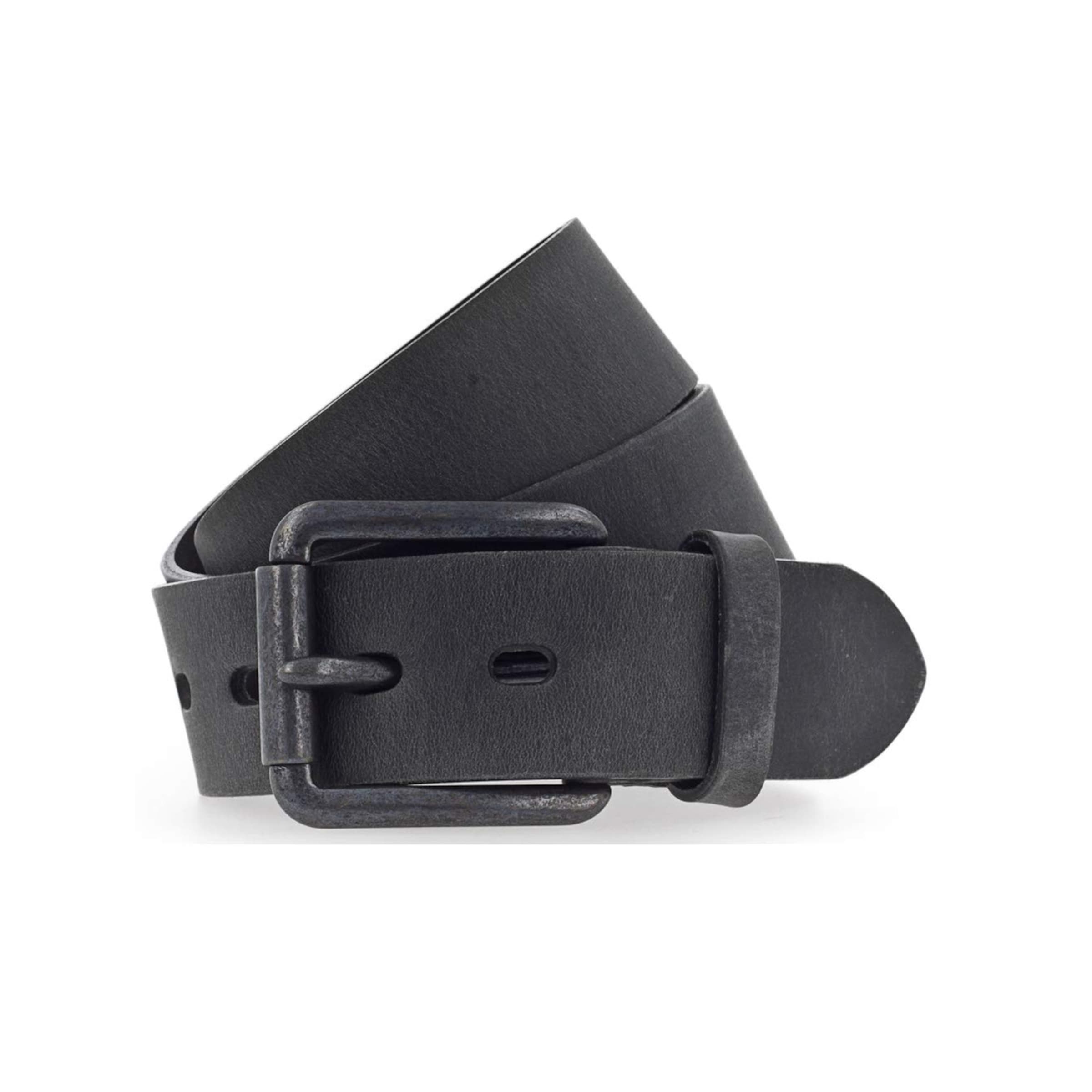 Ceinture VANZETTI en noir : devant