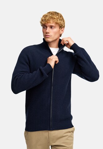 Vestes en maille ' Dorsey' Kronstadt en bleu : devant