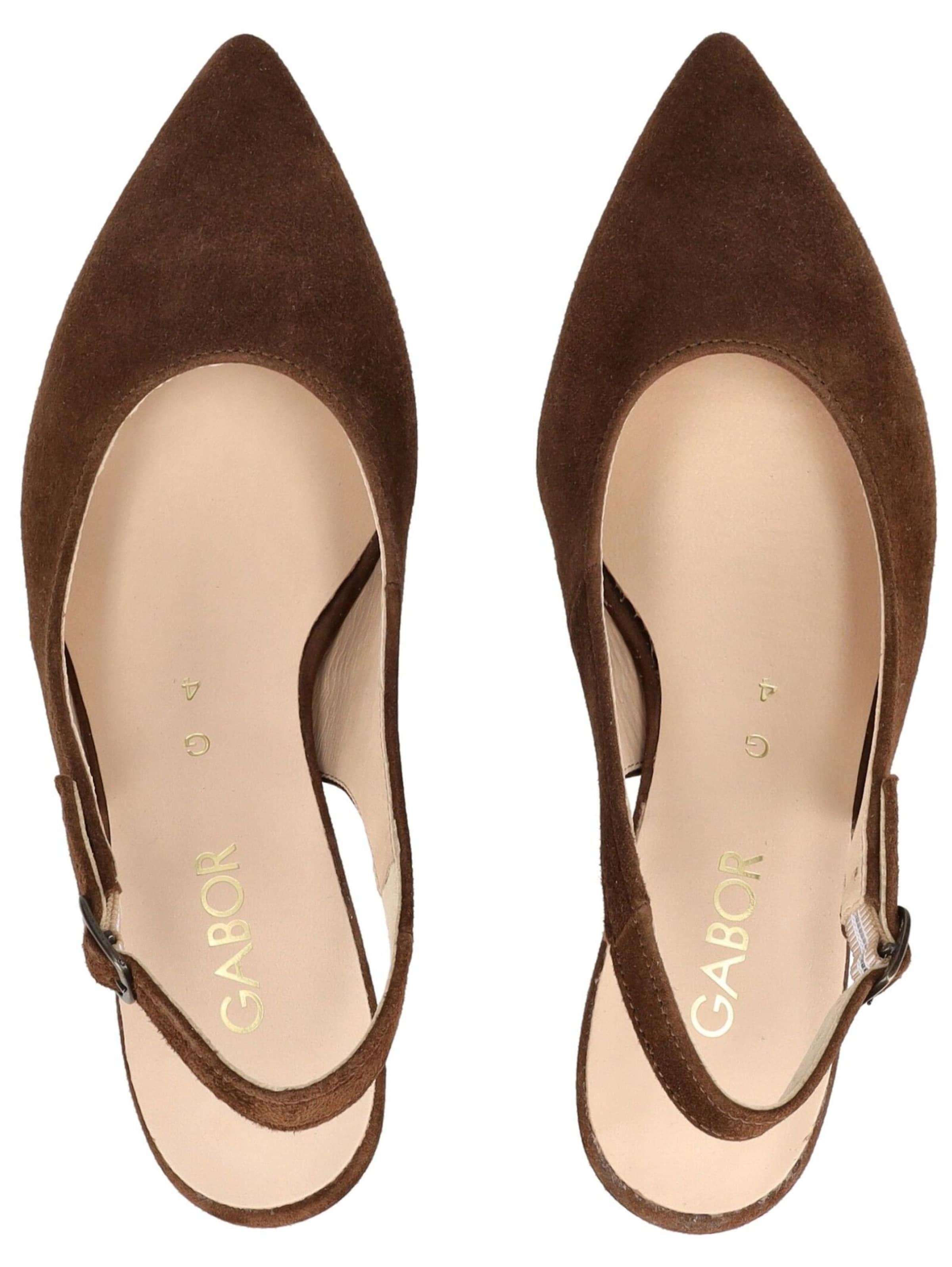 GABOR Slingpumps in Bruin
