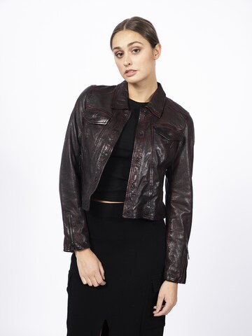 FREAKY NATION Between-Season Jacket 'Enjoy me' in Black: front