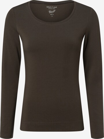 Marie Lund Shirt in Brown: front