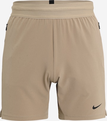 Regular Pantalon de sport FLEX REP 4.0 NIKE en Kaki ABOUT YOU