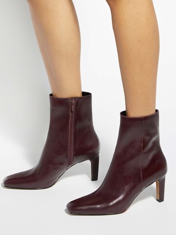 Bottines 'Ovation' Dune LONDON en rouge