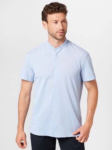DRYKORN Regular fit Overhemd 'TIJAN' in Blauw: voorkant