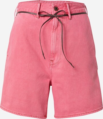G-Star RAW - Perna larga Calças em rosa: frente