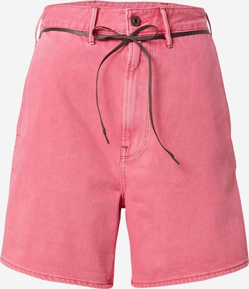 Pantaloni di G-Star RAW in rosa: frontale