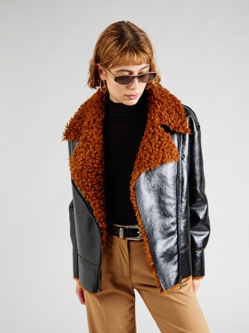 Sisley - Chaqueta de entretiempo en negro: frente