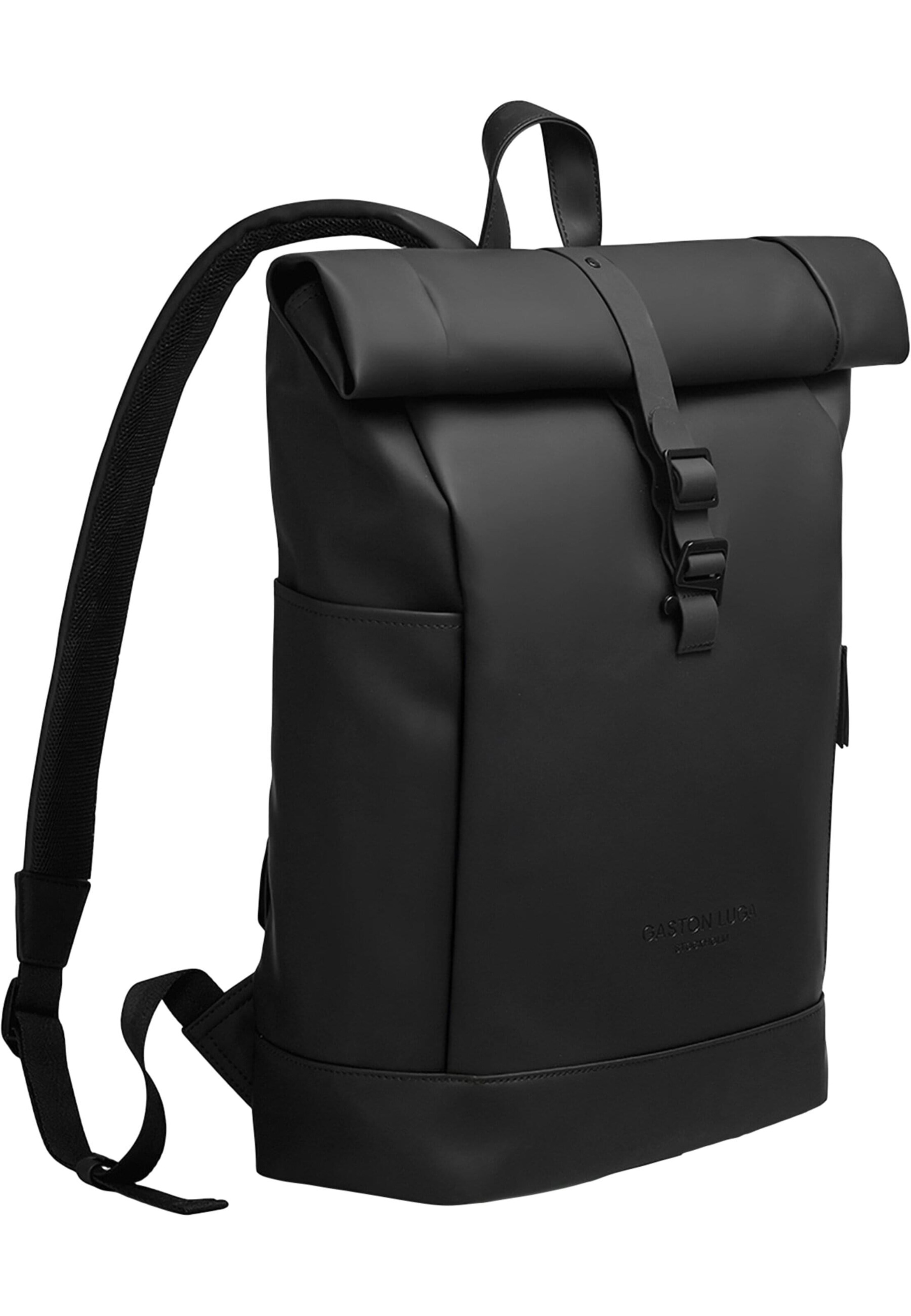 Gaston Luga Backpack 'Spläsh Rolltop' in Black