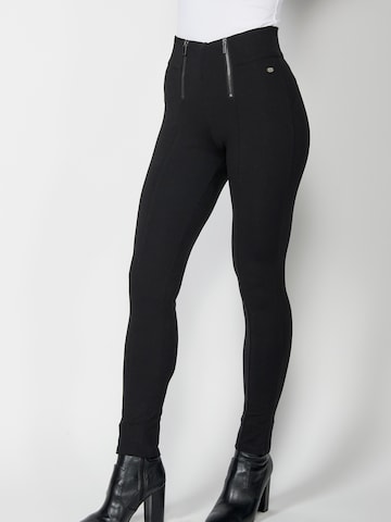 Skinny Pantalon KOROSHI en noir