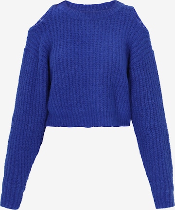 Pull-over IZIA en bleu : devant