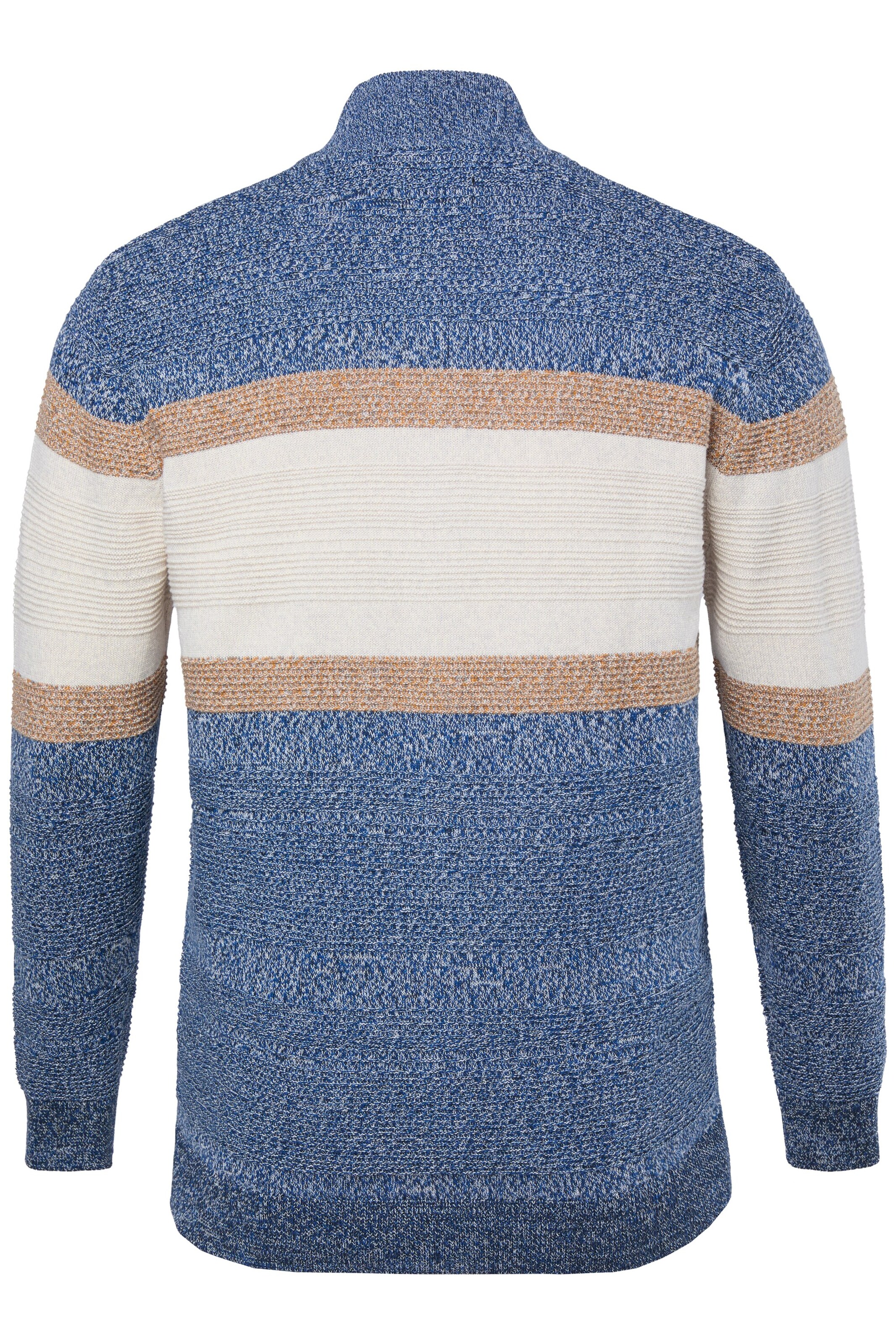 Men Plus Strickjacke in Blau
