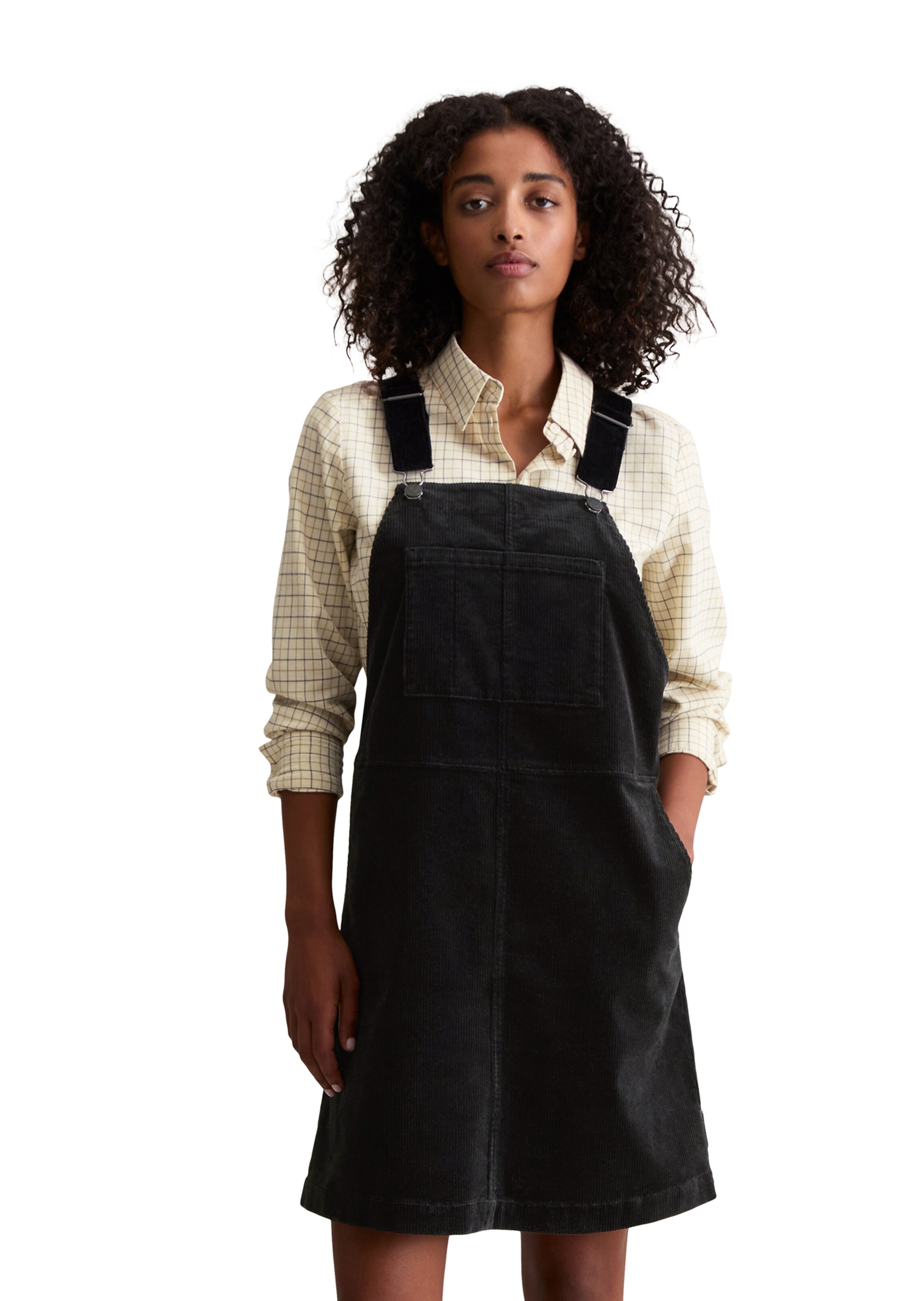 Marc O'Polo DENIM Kleid in Schwarz: Vorderseite