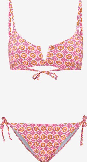 Shiwi Bikini 'Leah' i orange / pink / offwhite, Produktvisning