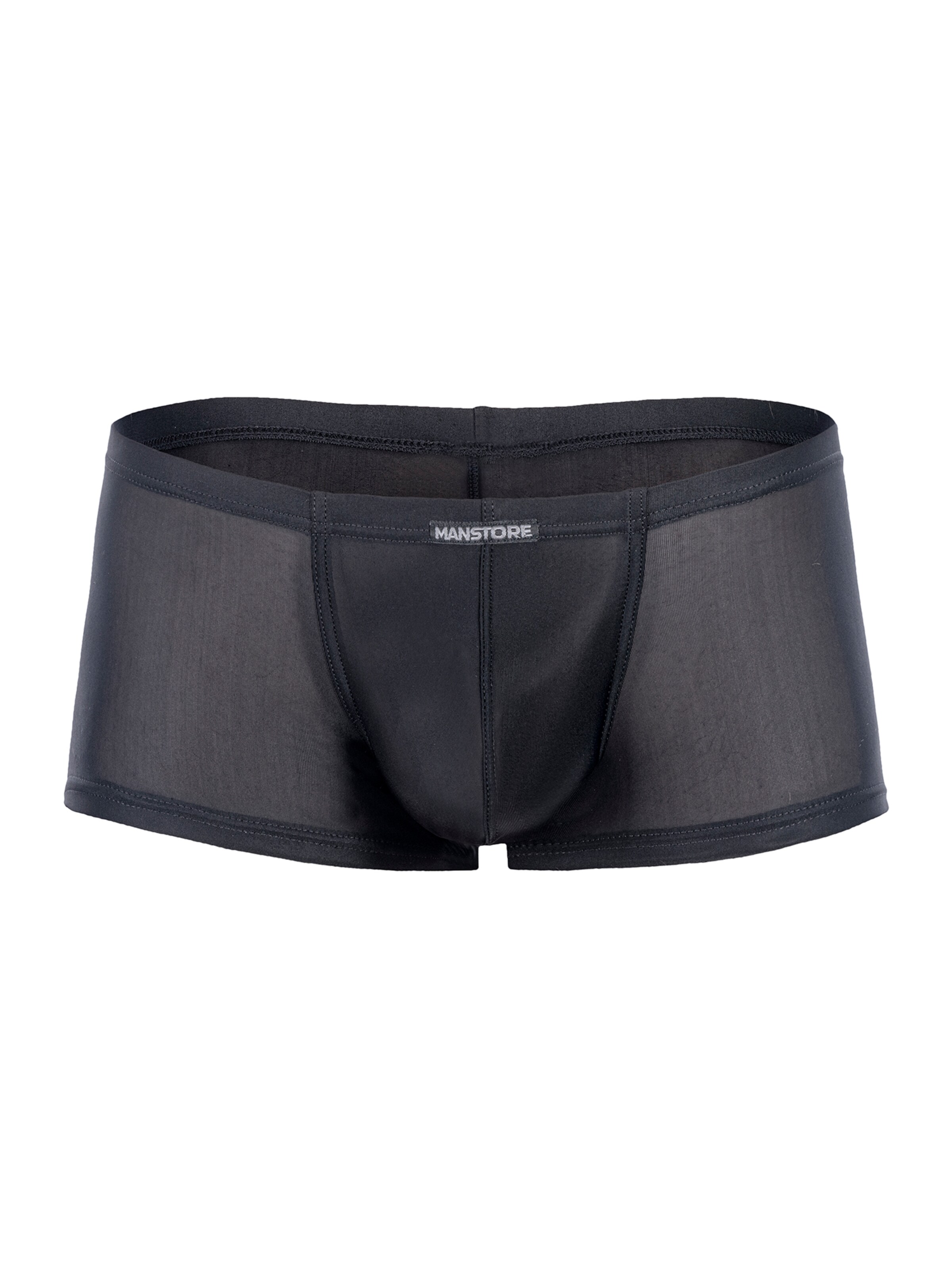 Manstore Boxer shorts ' M101 Bungee Pants ' in Black: front