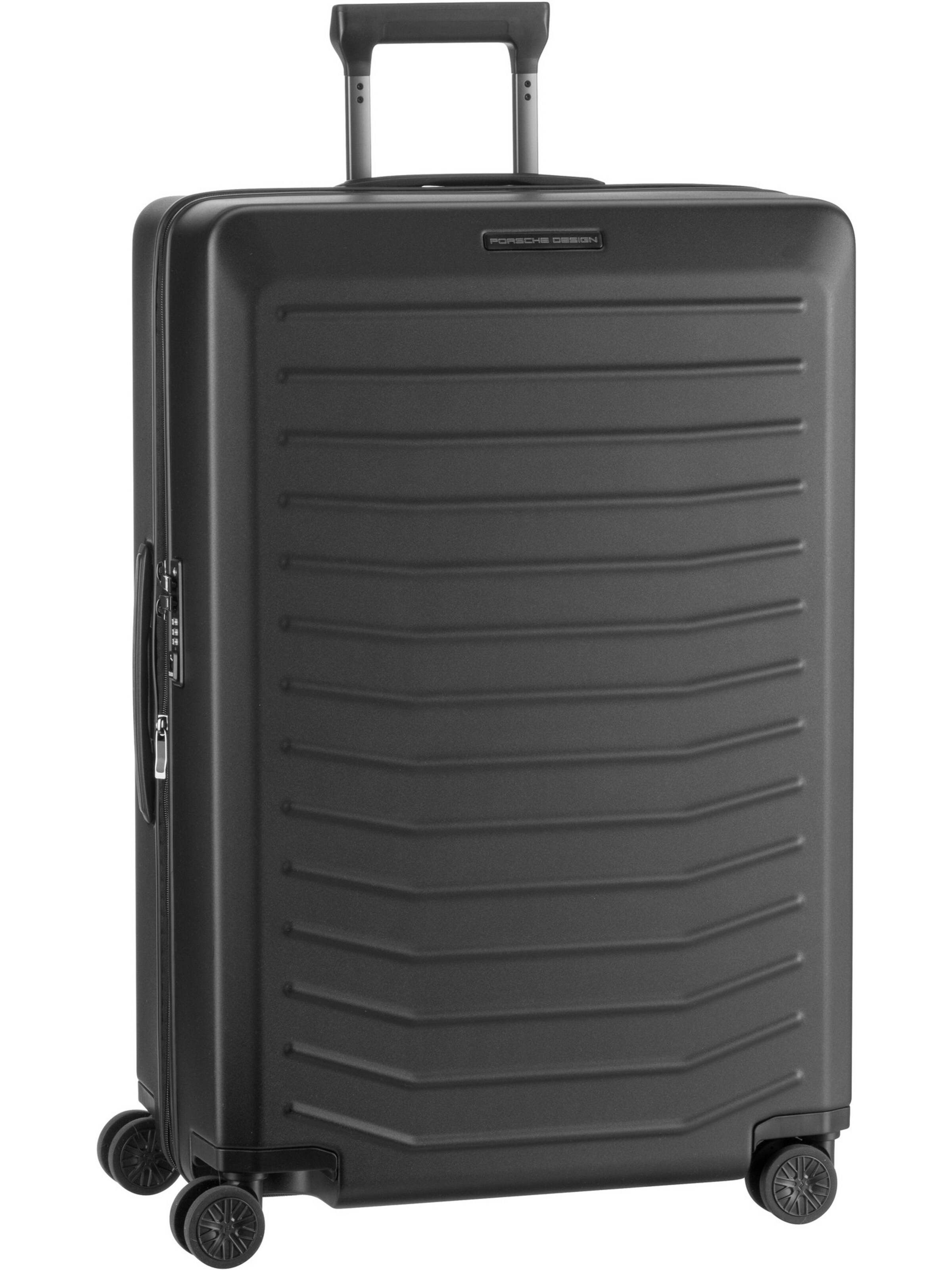 Trolley di Porsche Design in nero: frontale