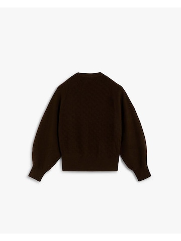 Scalpers Πλεκτή ζακέτα σε καφέ