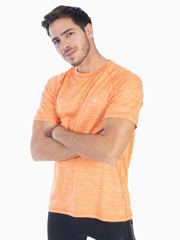 SpyderTehnička sportska majica - narančasta boja: prednji dio
