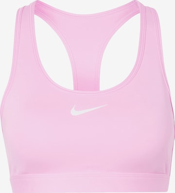 NIKE Sports bra 'SWSH' in Pink: front
