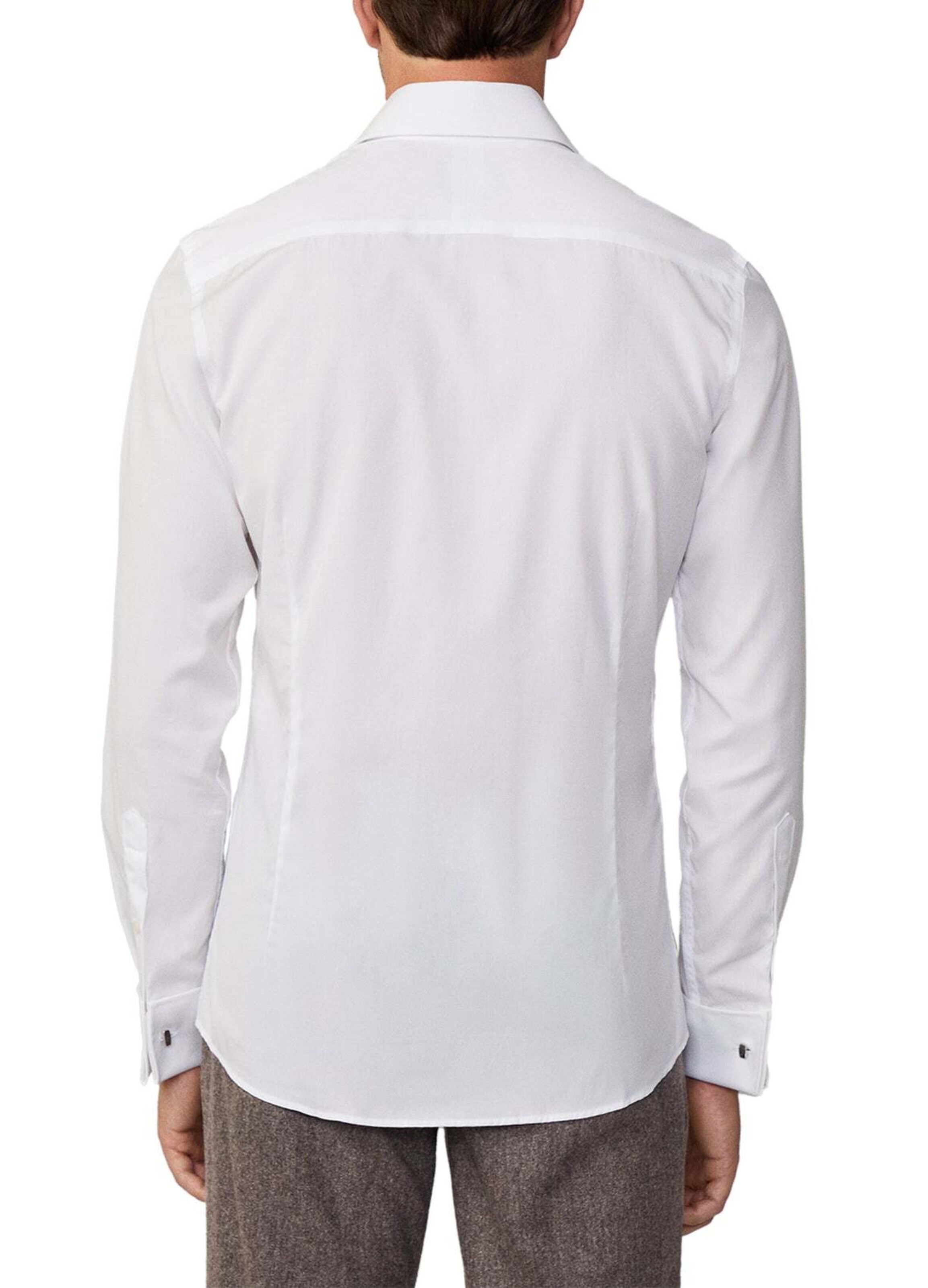 Hackett London Slim Fit Hemd in Weiß