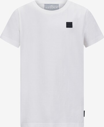 T-Shirt 'Chiel' Retour Jeans en blanc : devant