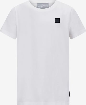 Retour Jeans - Camiseta 'Chiel' en blanco: frente