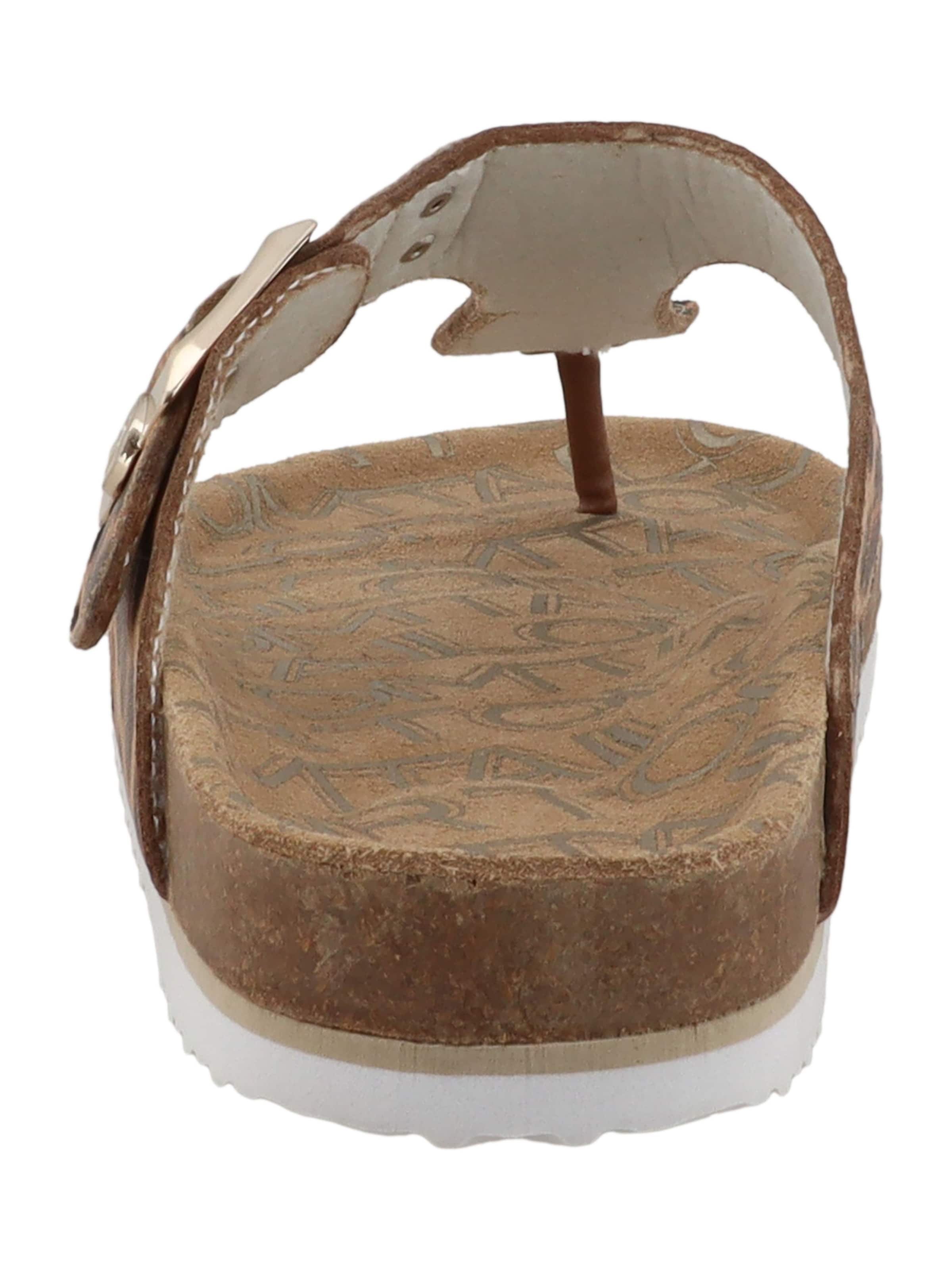 TOM TAILOR Σαγιονάρες διχαλωτές σε καφέ