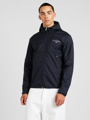 NAPAPIJRI Between-Season Jacket in Black: front