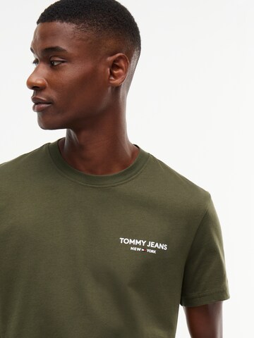Tommy Jeans - Camisa 'NY' em verde: frente
