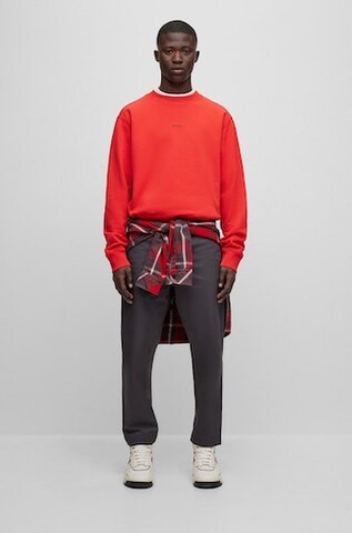 BOSS Sweatshirt 'Wefade' in Red