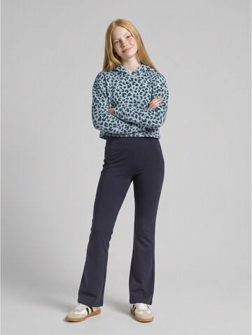 TOM TAILOR Flared Leggings in Blue