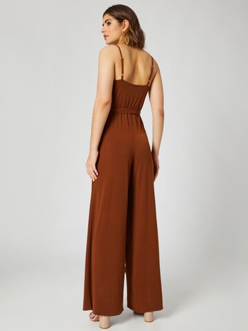 Guido Maria Kretschmer Women Jumpsuit 'Briska' in Bruin