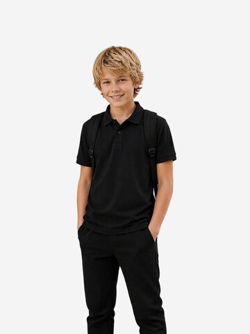 Tommy Life Shirt 'TOMMY T-Shirt Aus Baumwollmix'‌‌ in Schwarz: Vorderseite