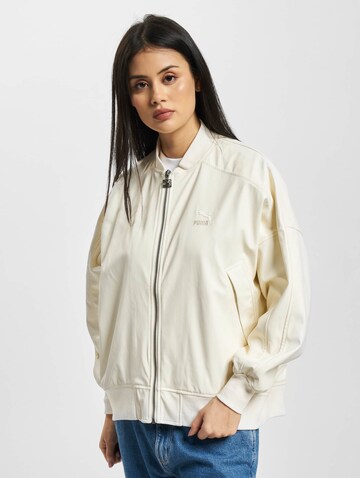 PUMA Between-Season Jacket in Beige: front