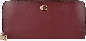 COACH Wallet in Red: front