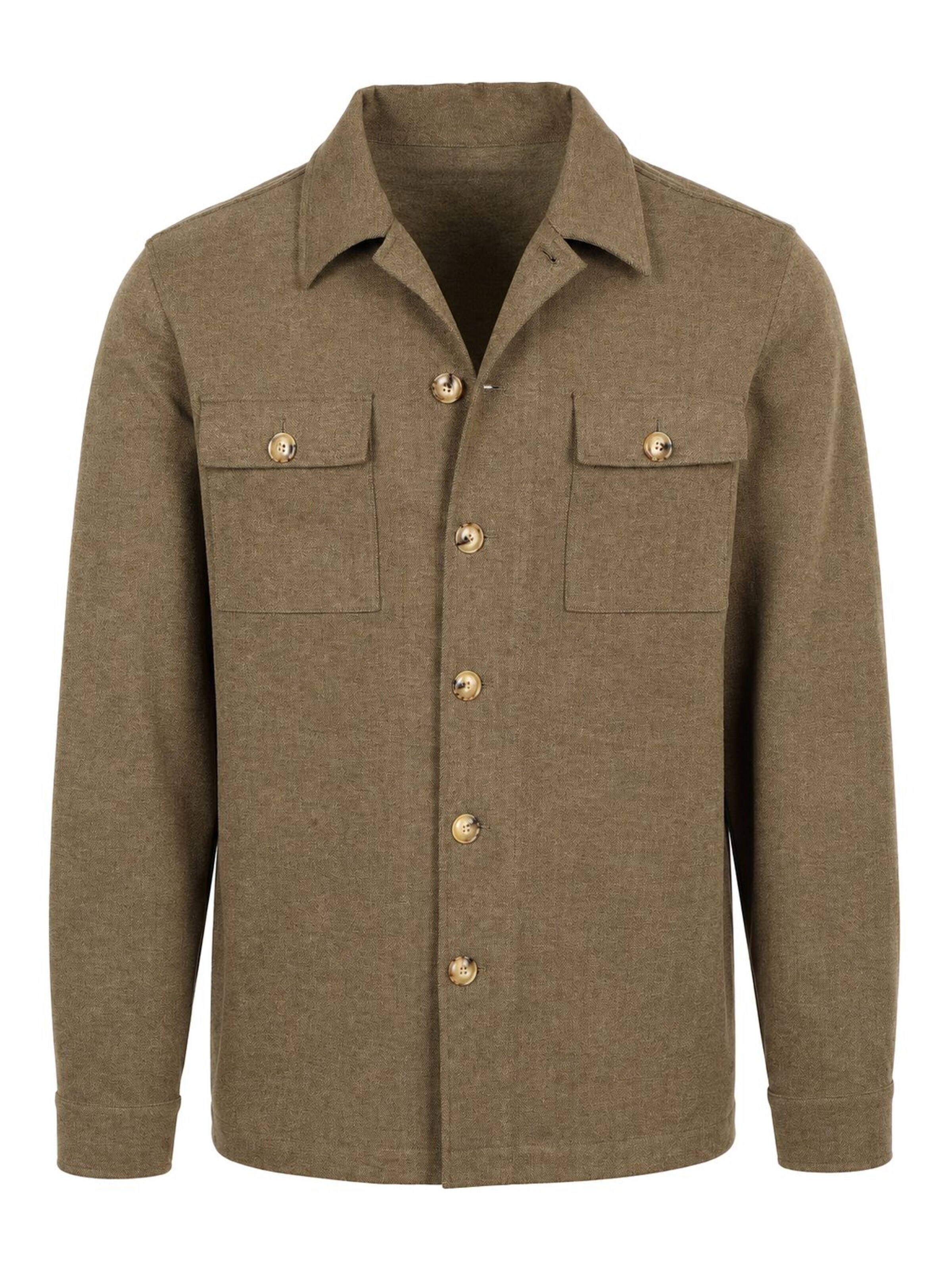 Suitable Between-Season Jacket in Green: front