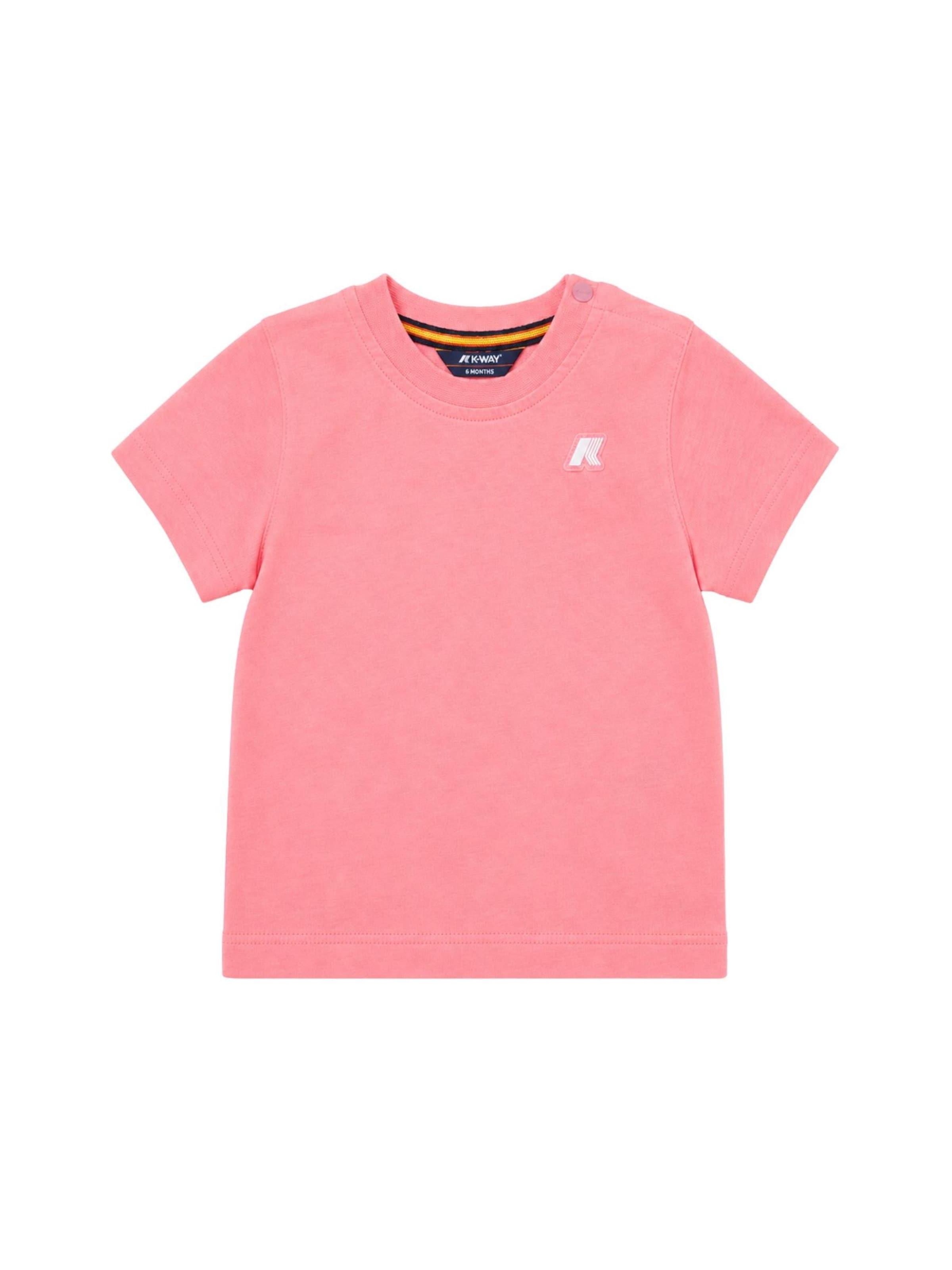K-Way Shirt 'K-WAY KIDS E. PETE JERSEY T-SHIRT'‌‌‌ in Pink: Vorderseite